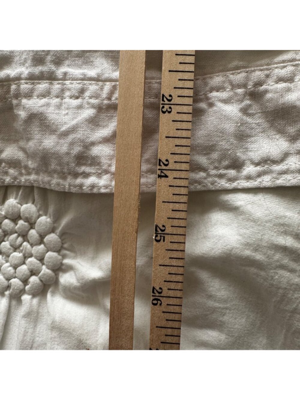 Jones New York Womens White 100% Linen Trucker Style Shacket Size 2X Beach - Picture 9 of 10